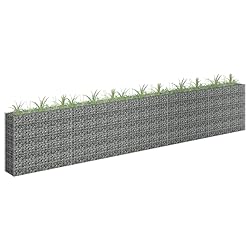 vidaXL Gabion Raised Bed - Galvanized Steel