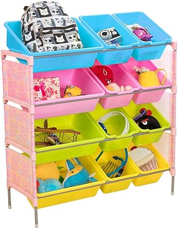 4 tier toy storage unit