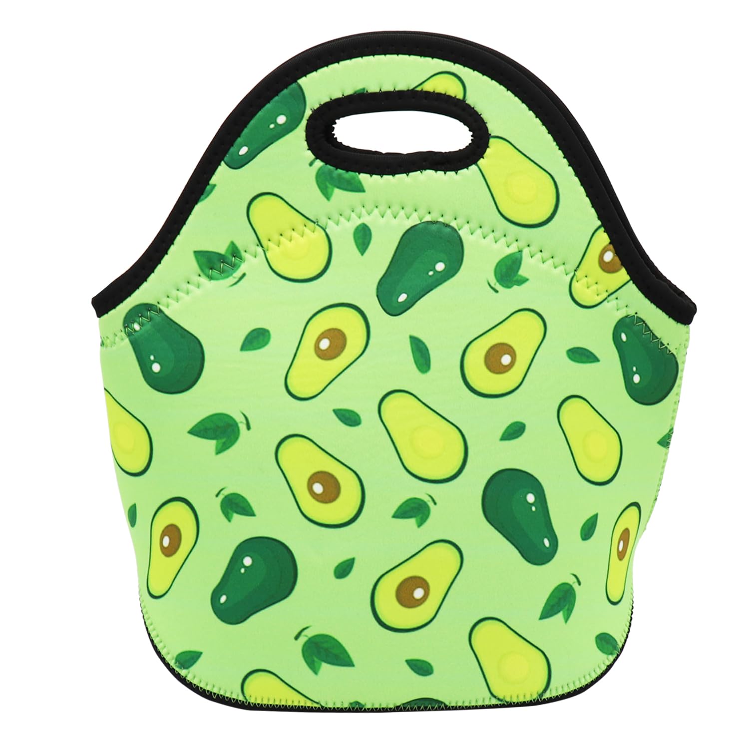 Neoprene Lunch Bag for Kids, Insulated Lunch Box Tote for Women Men Adult Teens Boys Teenage Girls Toddlers (Avocado)