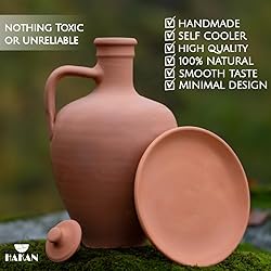Hakan Anadolu Natural Clay Water Pitcher Set