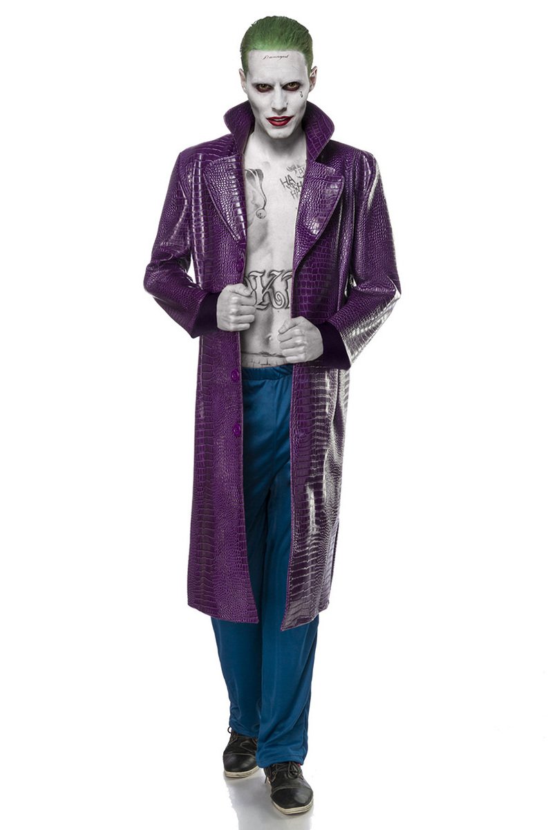 Mask Paradise 80088-272-028 suicide gangster Costume, Solid, Blue/Purple, XXL