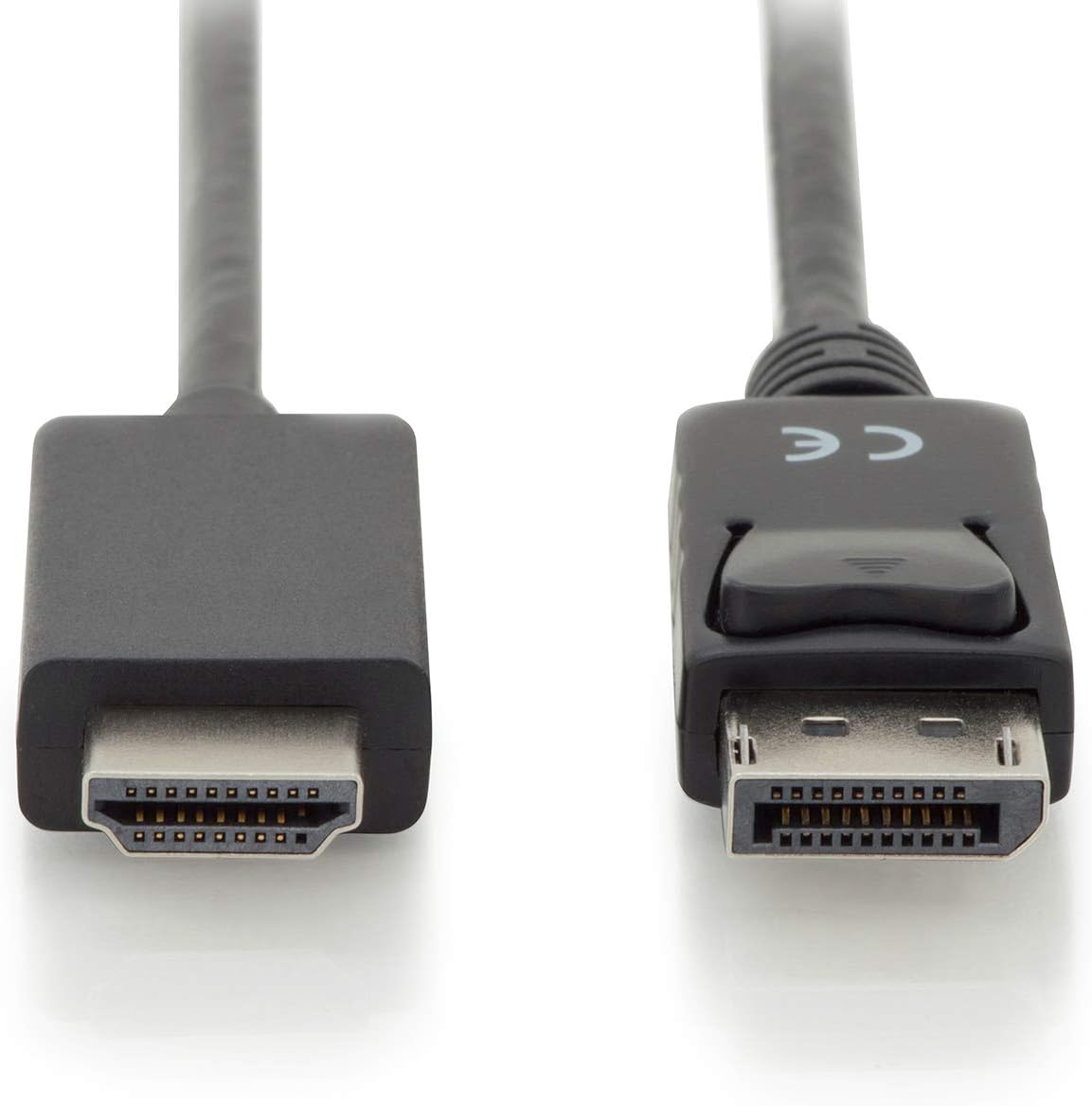 Digitus DisplayPort adapter cable - DP to HDMI (2.0) Type A - UHD 4K/60Hz - 2m - Locking, HDCP, 3D - for monitor PC - Image 4