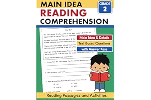 Second Grade Reading Passages Main Idea and Details Workbook: Reading Comprehension Worksheets 2nd grade Age 7 to 9