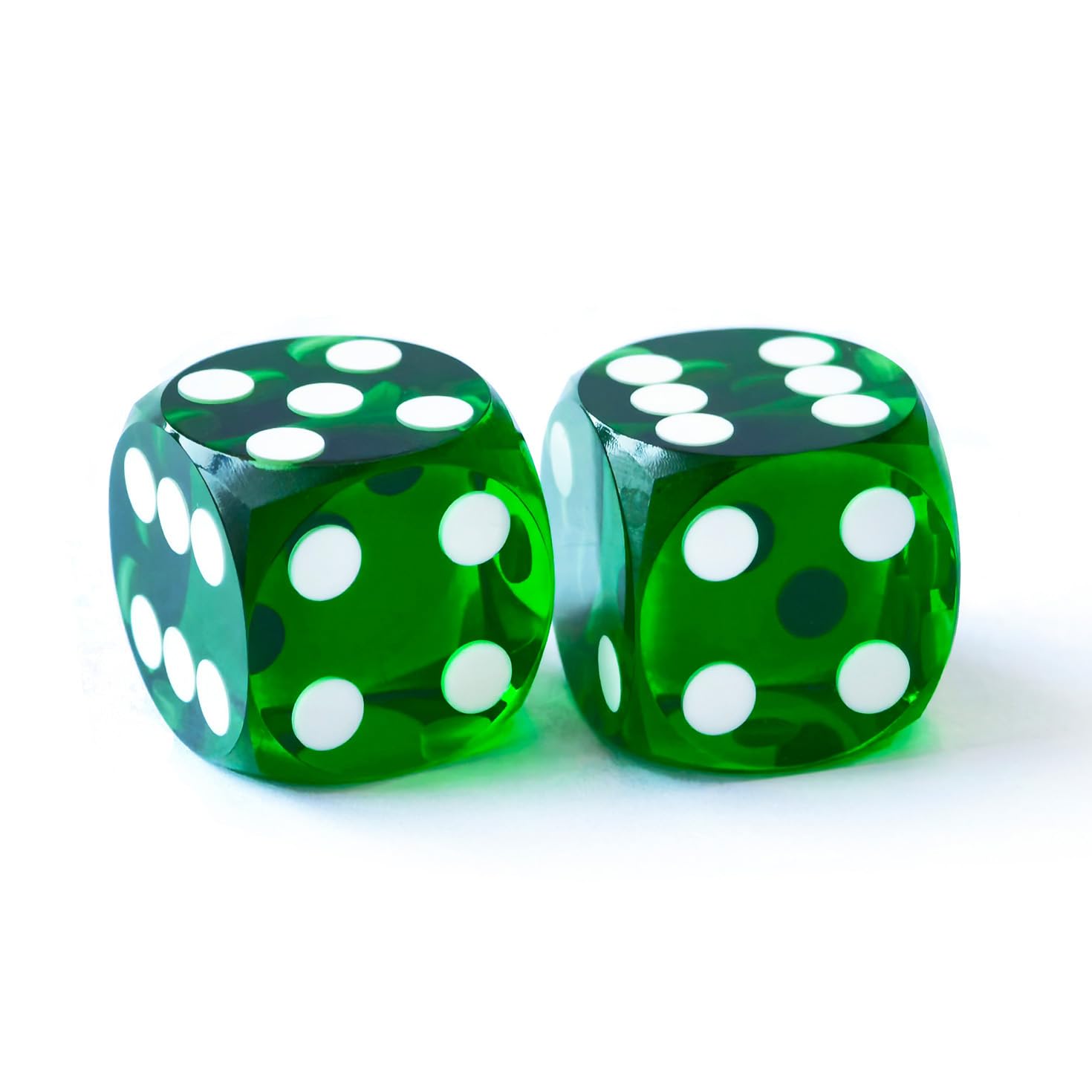 Bescon Professional Precision Casino Dice Round Corner 5/8" (16mm) with Beveled Corner, Without Serial Number