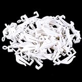 Gadget Planet Plastic Curtain Hooks Pack of 40 Gliders For Track view 7