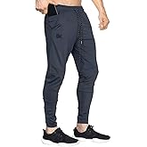 BROKIG Mens Lightweight Gym Jogger Pants,Men's Workout Sweatpants with Zip Pocket