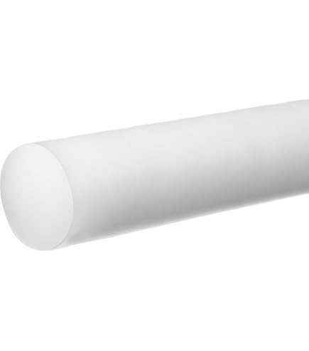 Cast Nylon 6 Plastic Rod - 1.5 Inch Diameter X 10 Inch Length, Yellow Industrial Grade
