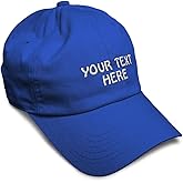 Soft Baseball Cap Custom Hat Personalized Text Cotton Dad Hats for Men & Women