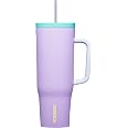 Corkcicle NCAA Ole Miss Rebels 40 Oz Insulated Tumbler - Triple-Layer Stainless Steel With Straw & Handle