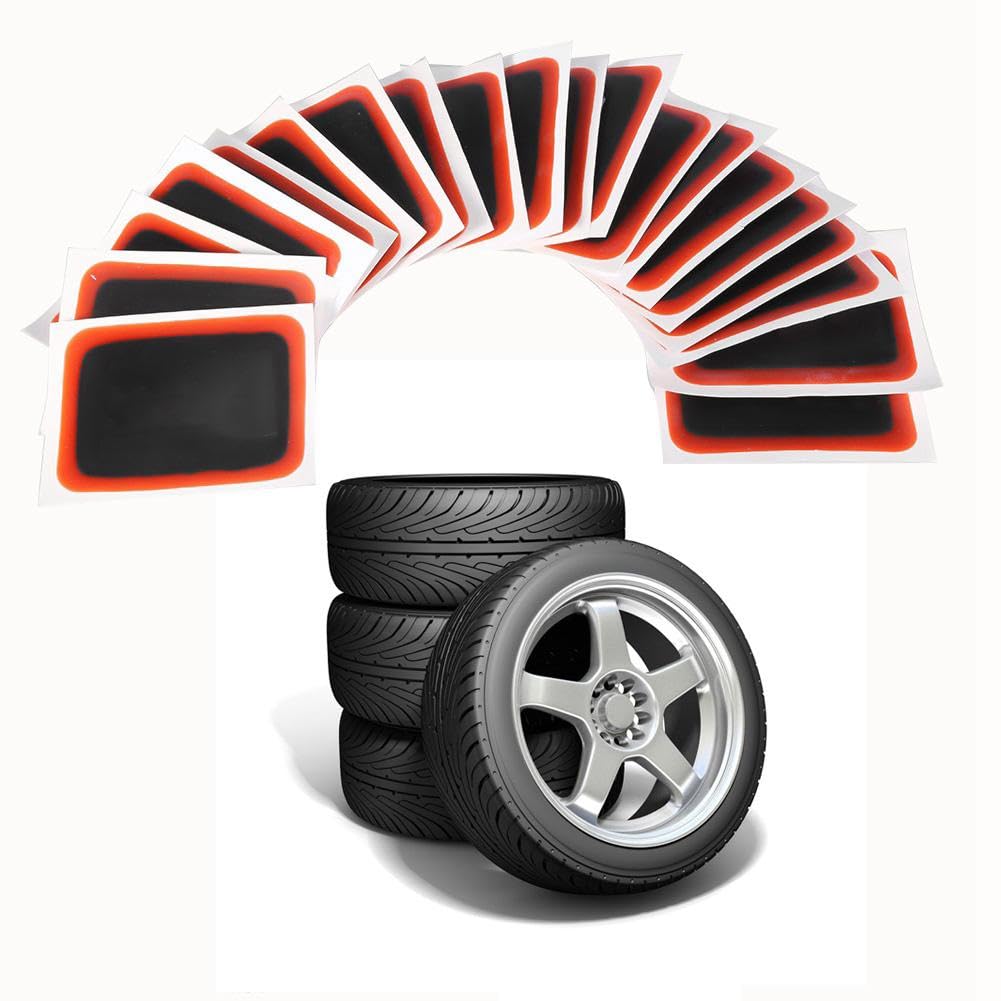 Nikou Radial Tire Patch - Universal Car Motorcycle Radial Tire Tyre Repair Patch 20 pcs (Size : KDS-08)