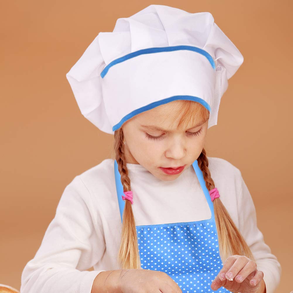 Children Chef Set, 11PCS Cooking and Baking Custom for Kitchen Role Playing, Chef Apron, Hat, Mitt, Utensils for Little Girls and Boys