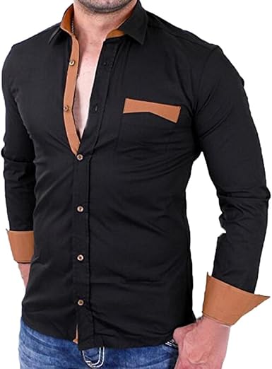 camisa de hombre manga larga