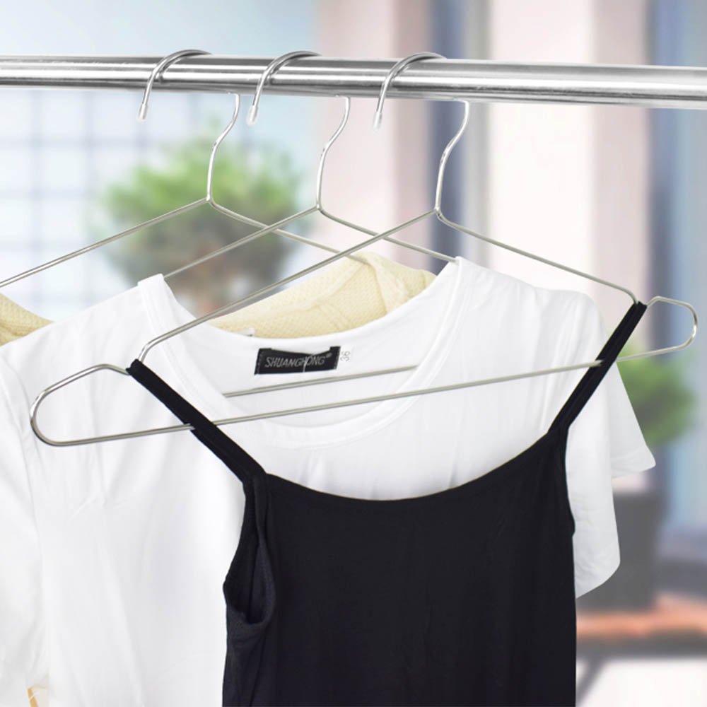 SZUAH 30 Pack Stainless Steel Clothes Hangers，17.7\