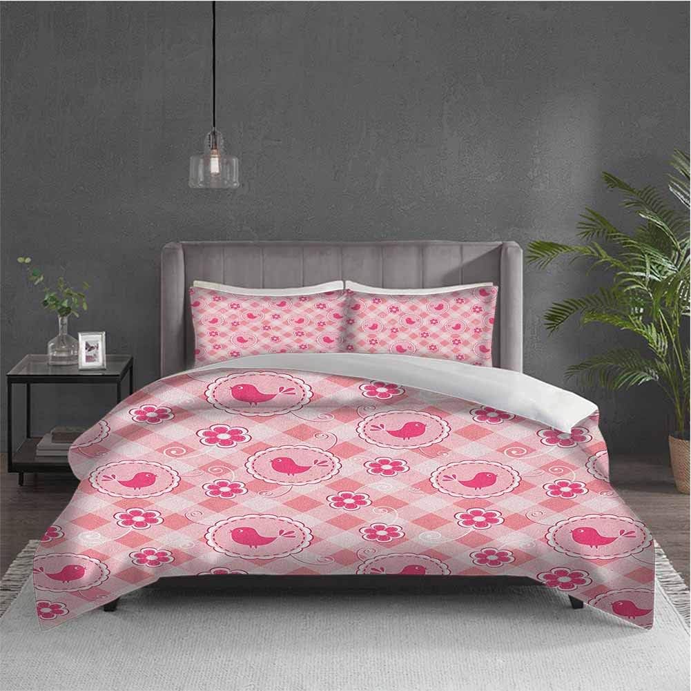 Checkered Pure bedding hotel bed linen Cheerful Composition with Cute