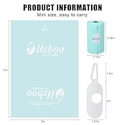 USBOO Diaper Bags Disposable for Baby - 20 Refill