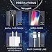 (10W Fast) ivolks Wireless Charger iPhone X/8/8 Plus Slim Qi Wireless Charging Samsung Galaxy S9/9+/S8/S8+