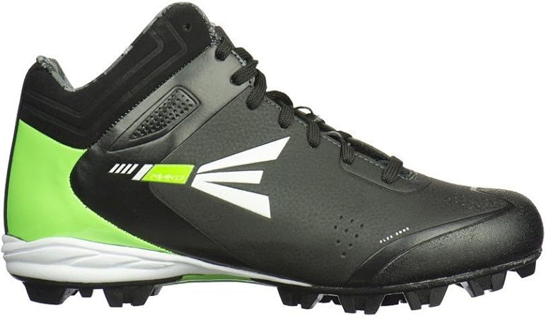 green baseball cleats molded