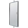 Retrac 610301 7 x 16-Inch Stainless Steel Angle-Back West Coast Mirror Head, Universal Driver or Passenger Side