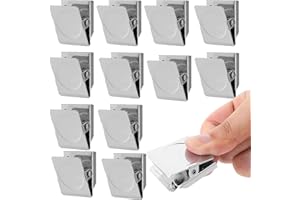 Xiaozuoyue 1.2 Inch Magnetic Clip (12 Packs) - Heavy Duty Fridge&Refrigerator for Whiteboard, Classroom, Kitchen, Office Orga