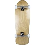 Moose Skateboards Old School 10" X 30" Black Blank Skateboard Complete