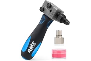 Orion Motor Tech Double Flaring Tool, Brake Line Flaring Tool Kit for 3/16" Tubing, 45 Degree SAE Double Flare Tool for Brake