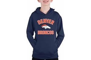 Team Fan Apparel NFL Youth Gameday Hooded Sweatshirt, Pro Football Hoodie Pullover Sweatshirt, Sports Apparel Boys and Girls