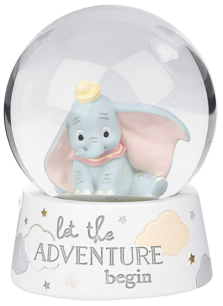 Disney Let The Adventure Begin Dumbo Snow Globe Baby