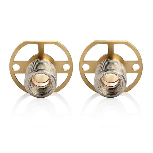 Exposed Shower Fixing Bracket Plate Thermostatic Mixer Bar Valve Wall