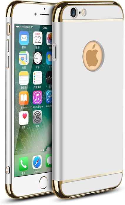Amazon Iphone 6 ケース Iphone 6s カバー Cavor 超薄型3 In 1 Anti Scratchアンチフィンガープリント耐衝撃性レジスト電気メッキの高級感metal Pc素材 ハードバックケースカバー スキン Apple Iphone 6 Iphone 6s 4 7 インチ 落下防止 衝撃吸収バンパー スリム