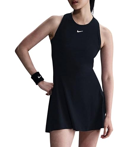 nike women's golf dress Victory Fri-FIT Short Sleeve FIT Golf Polo Dress is crafted from smooth and stretchy fabric Nike Golf Dri-FIT Black Short