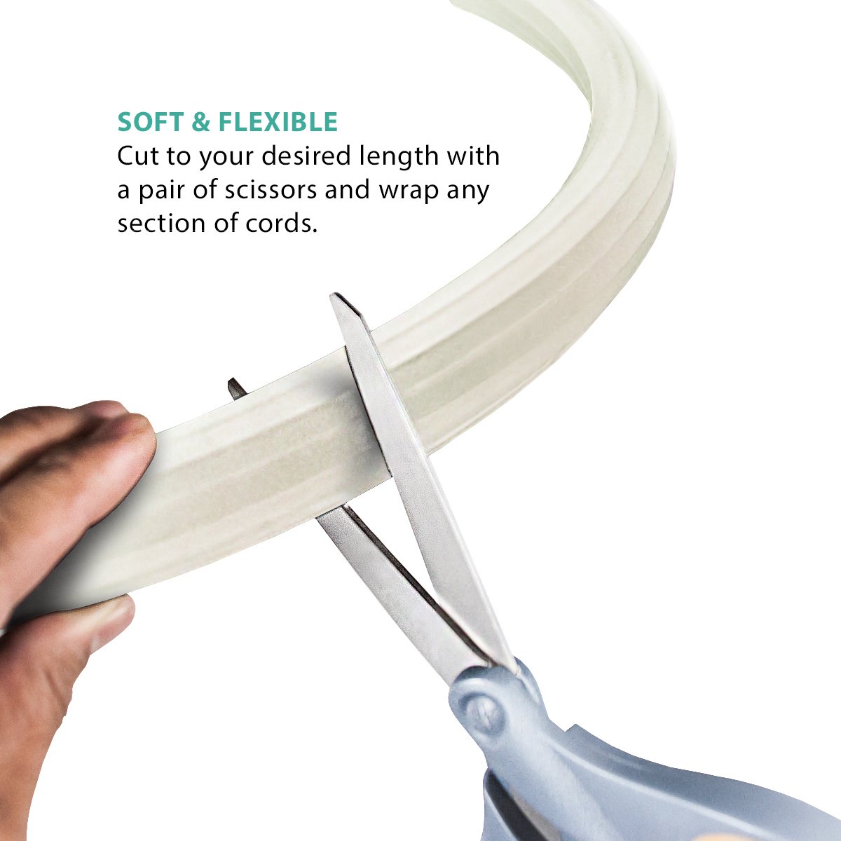 Ut Wire Ut Wire 12 Ft. Flexi Cable Wrap, White Utw-Fcw12-Wh – ZZZAC