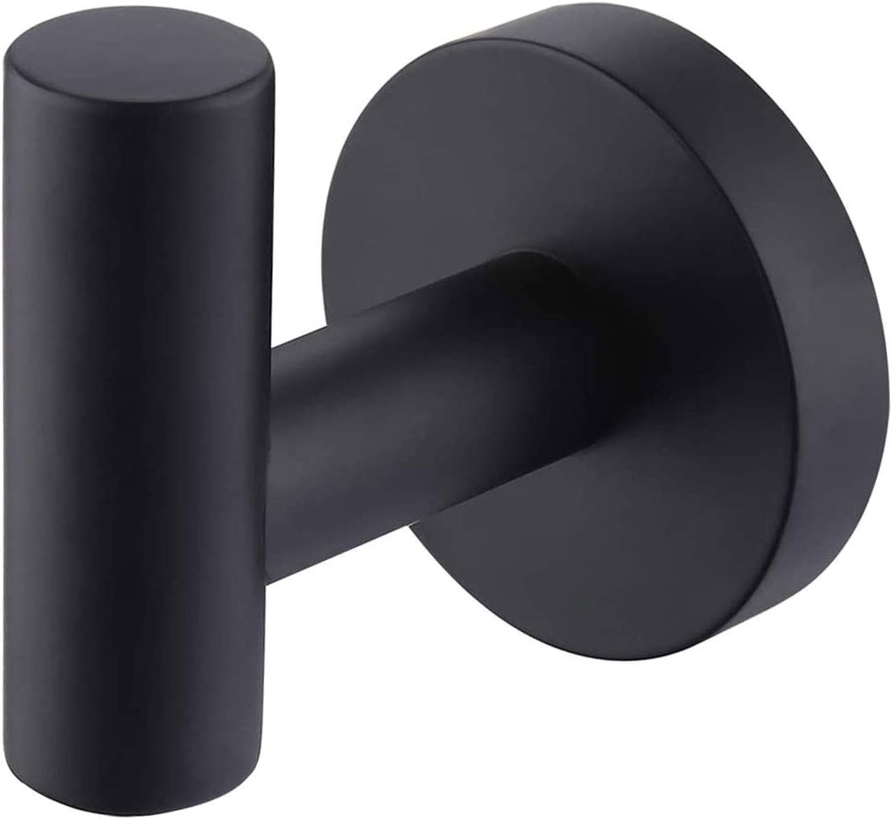 KES Bathroom Towel Hook No Drill Robe Hook Shower Kitchen Wall Hanging Hooks Wall Mount SUS 304 Stainless Steel Matt Black, A2164DG-BK - - 