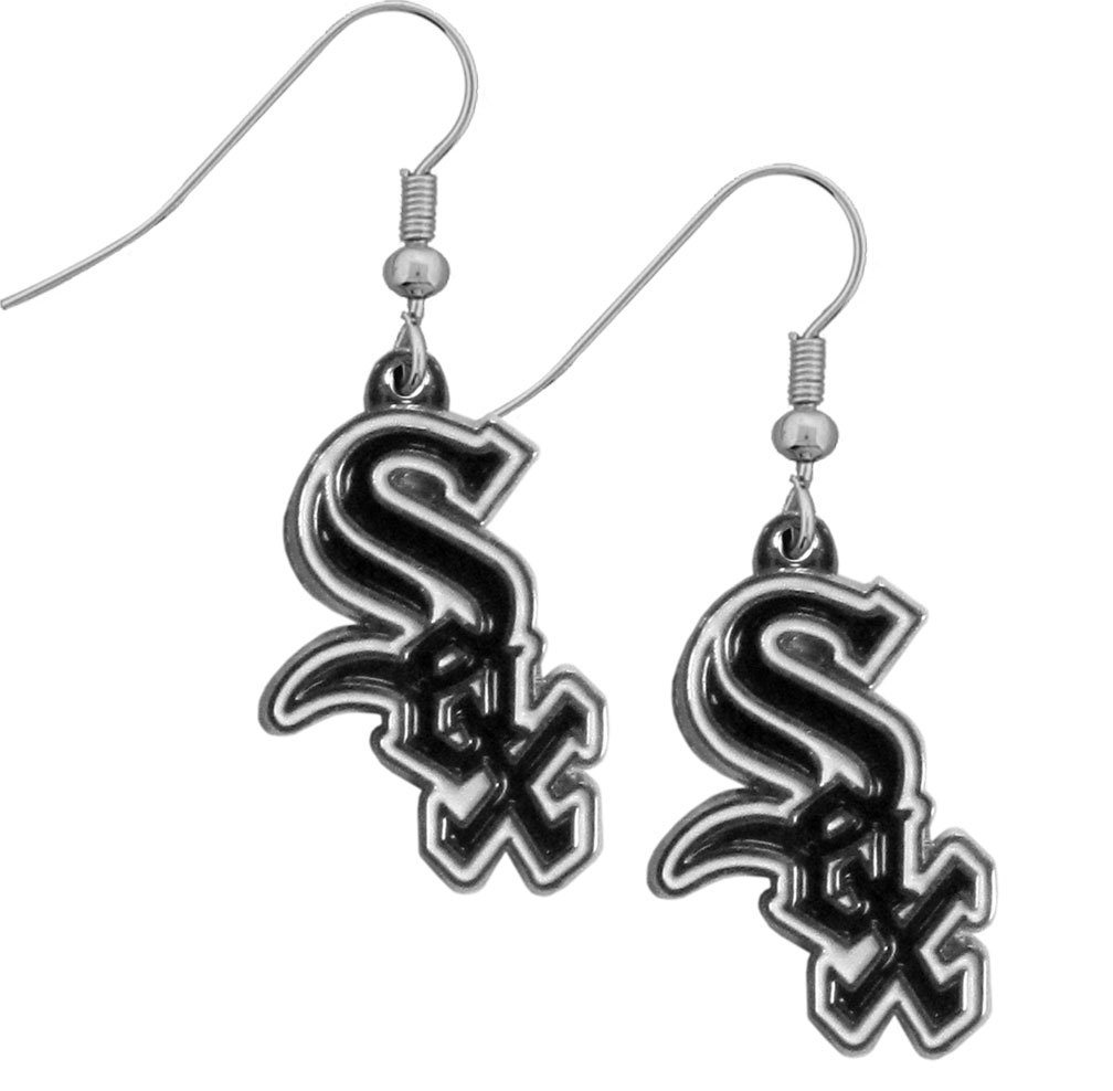 Siskiyou MLB Chrome Dangle Earrings Siskiyou MLB Chrome Dangle Earrings