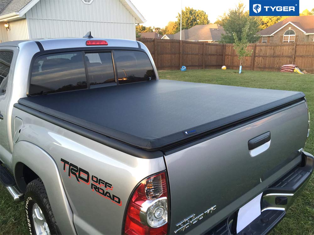 Fleetside 5 Bed Tyger Auto T3 Tri Fold Truck Bed Tonneau Cover Tg Bc3t1030 Works With 2005 2015 Toyota Tacoma For Models With Or Without The Deckrail System Automotive Exterior Accessories
