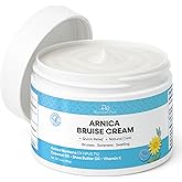Arnica Bruise Cream Extra Strength: Rapid Relief for Bruising Swelling Soreness Pain on Thin Skin - Potent Arnica Montana with Vitamin K Coconut Shea Butter - Face & Body