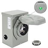 Afurkuot 30 Amp Generator Inlet Box with Pre