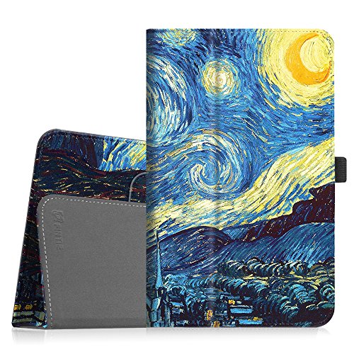 Sprint Slate 8 Tablet Case - Fintie [Slim Fit] Premium PU Leather Standing Folio Cover with Stylus Holder for Sprint Slate 8 Inch (AQT80) 4G LTE Tablet, Starry Night
