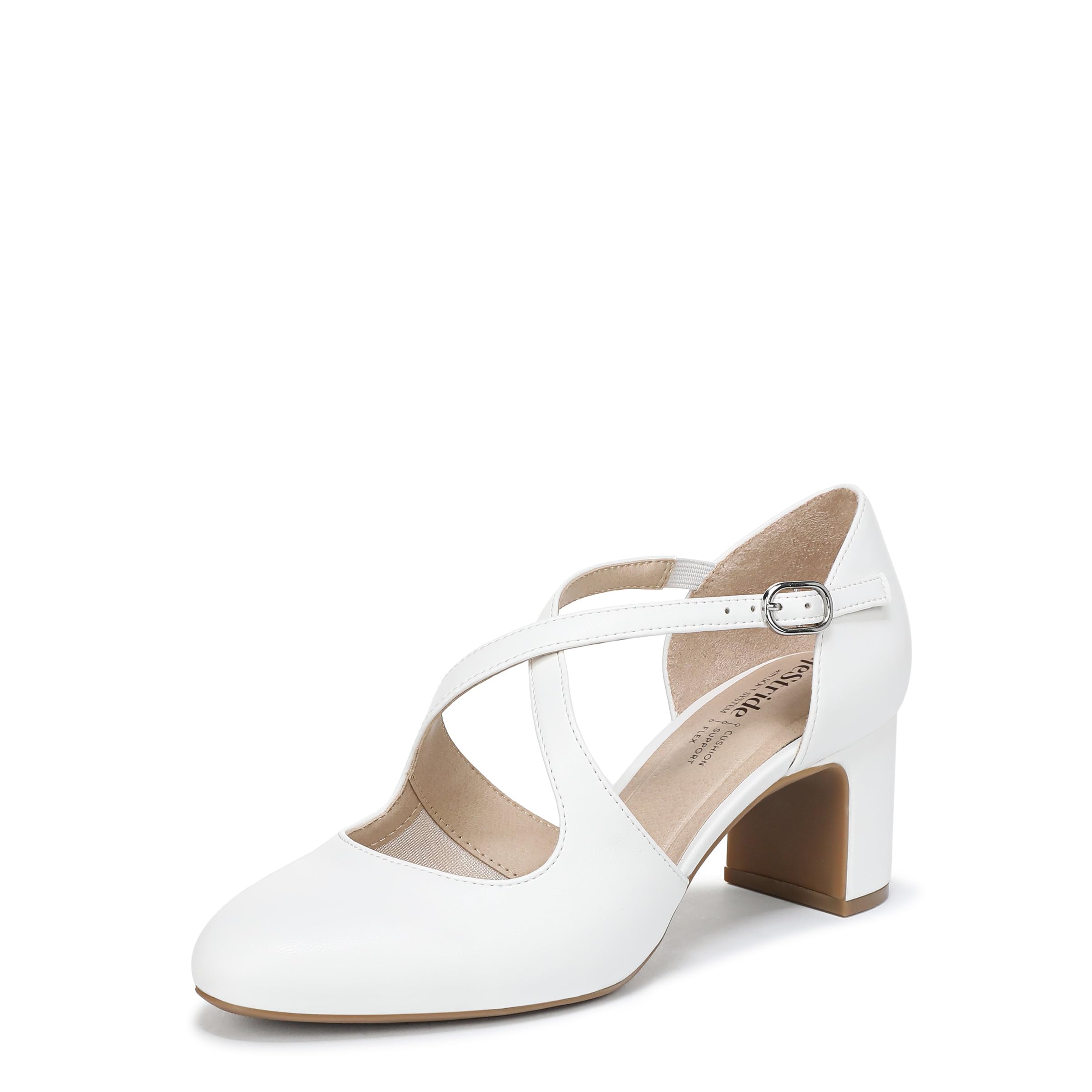 LifeStride Women’s Tracy Pump Bright White 6 W