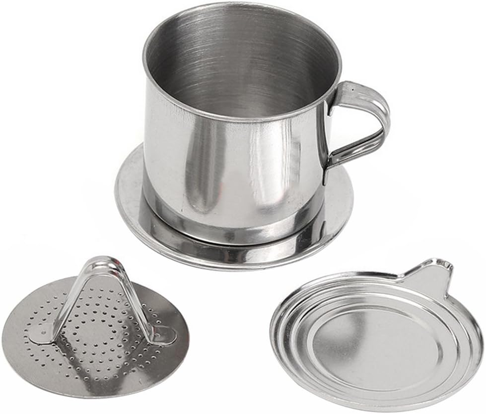 Dreammy Reusable Stainless Steel Coffee Drip Filter Maker Infuser Set New