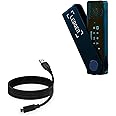 BoxWave Cable Compatible with Ledger Nano X - DirectSync - USB 3.0 A to USB 3.1 Type C, USB C Charge and Sync Cable - 6ft - Black