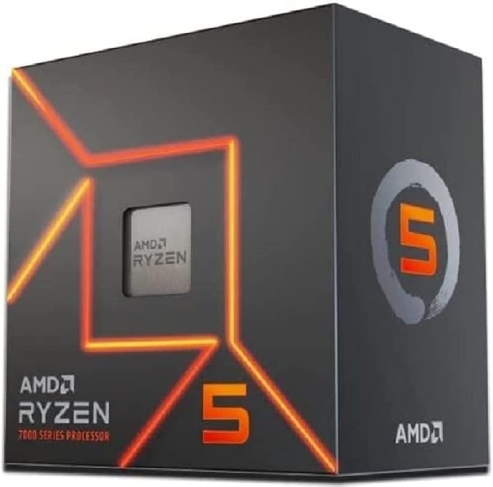 AMD Ryzen 5 7600 6 Core 12 Thread AM5 CPU Processor with Wraith Stealth Cooler