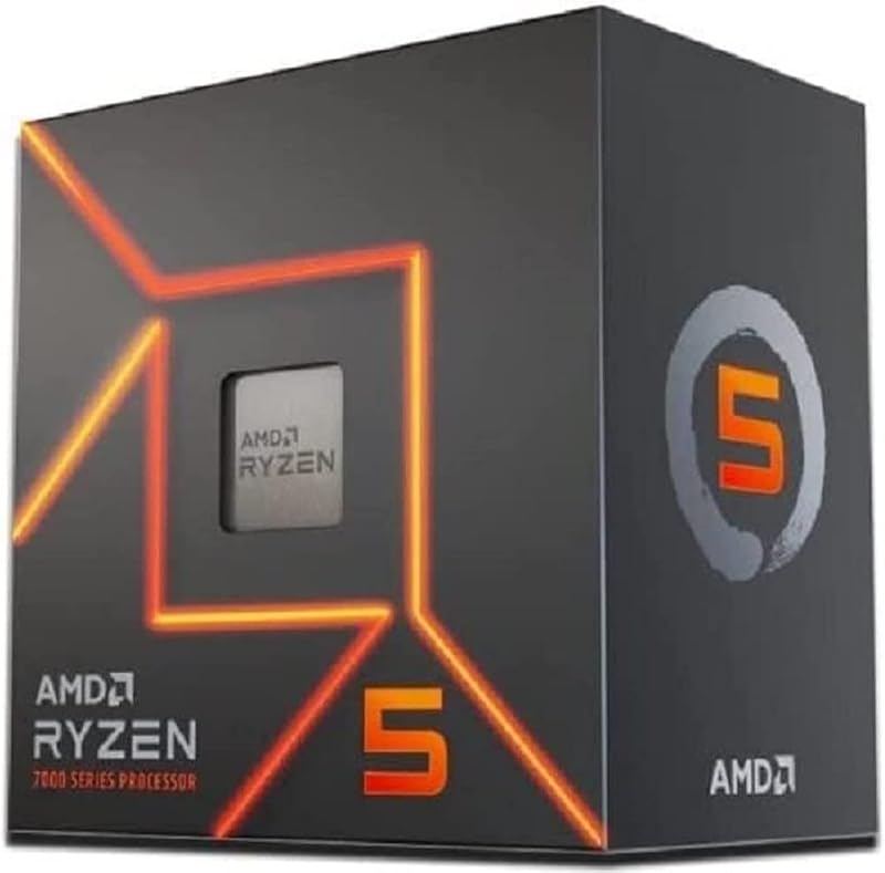 AMD Ryzen 5 7600 6 Core 12 Thread AM5 CPU Processor with Wraith Stealth Cooler