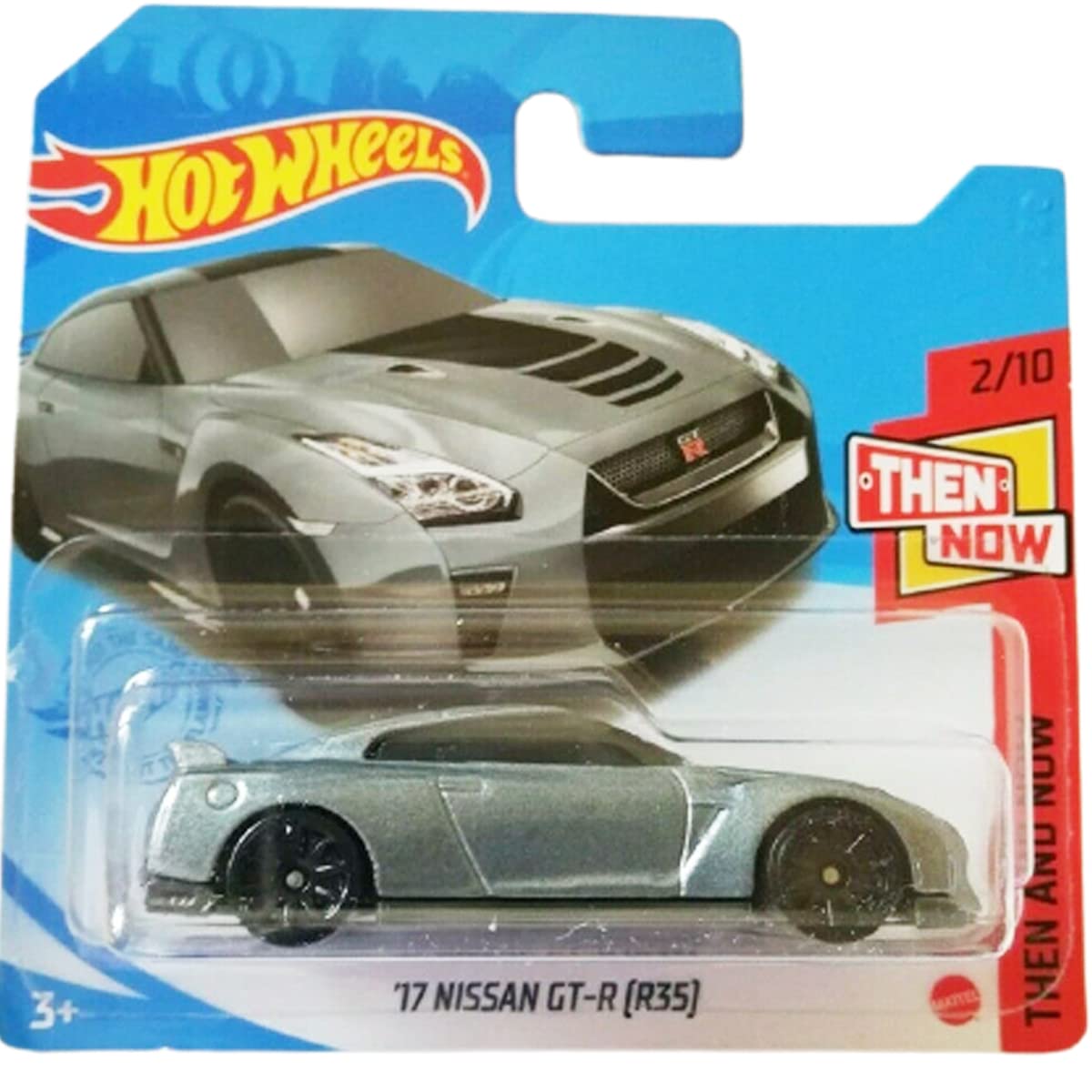 Hot Wheels '17 Nissan GT-R (R35) Then and Now 2/10 (079/250) 2021 Short Card