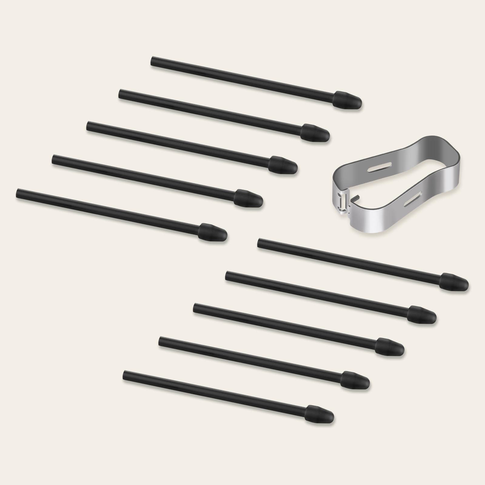 【10 Pcs】 CoBak Replacement Pen Tips for Remarkable 2 Pen - 4096 Pressure Sensitivity and Tilt Writing Support, with Nibs Removal Tool - Compatible with Remarkable 2 Stylus (Stylus not Included)