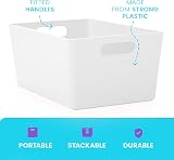 Niftii 5-Pack Plastic Storage Baskets with Handles 3.9L 17x25x11cm Set view 6