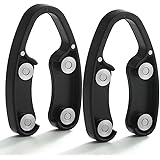 2 Pack Magnetic Design Wine Foil Cutter, Wine Bottle Opener Accessory, Gift for Wine Lovers by YWQ, Black