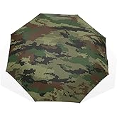 SUABO Umbrella Camouflage Military Background Windproof Travel Umbrella Compact Folding Umbrella