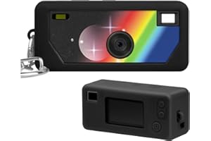 Silicone Case for Kodak CHARMERA Keychain Digital Camera Blind Box, Photo Mini Keychain Camera Sleeve with Precise Cutouts & 