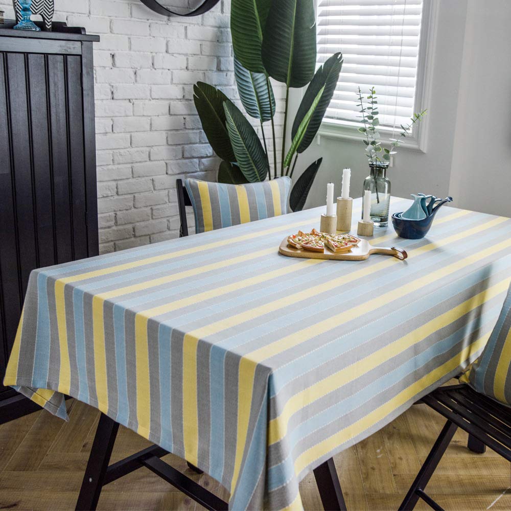 最大の割引 布 北欧スタイル テーブルクロス ストライプ ミニマリスト モダン コットンリネンアート Lxtmgzgf コーヒー B07py3nfgx 90 90cm Yellow Supb 730 Yellow キッチン テーブルクロス 長方形 テーブルクロス テーブルクロス Www Adicet Cmru Ac Th