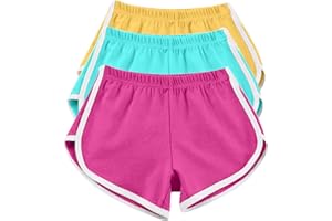 YXZOGD Womens Sports Shorts Summer Breathable Short Pants Dolphin Workout Shorts for Yoga Home Cycling Hiking Pack of 3